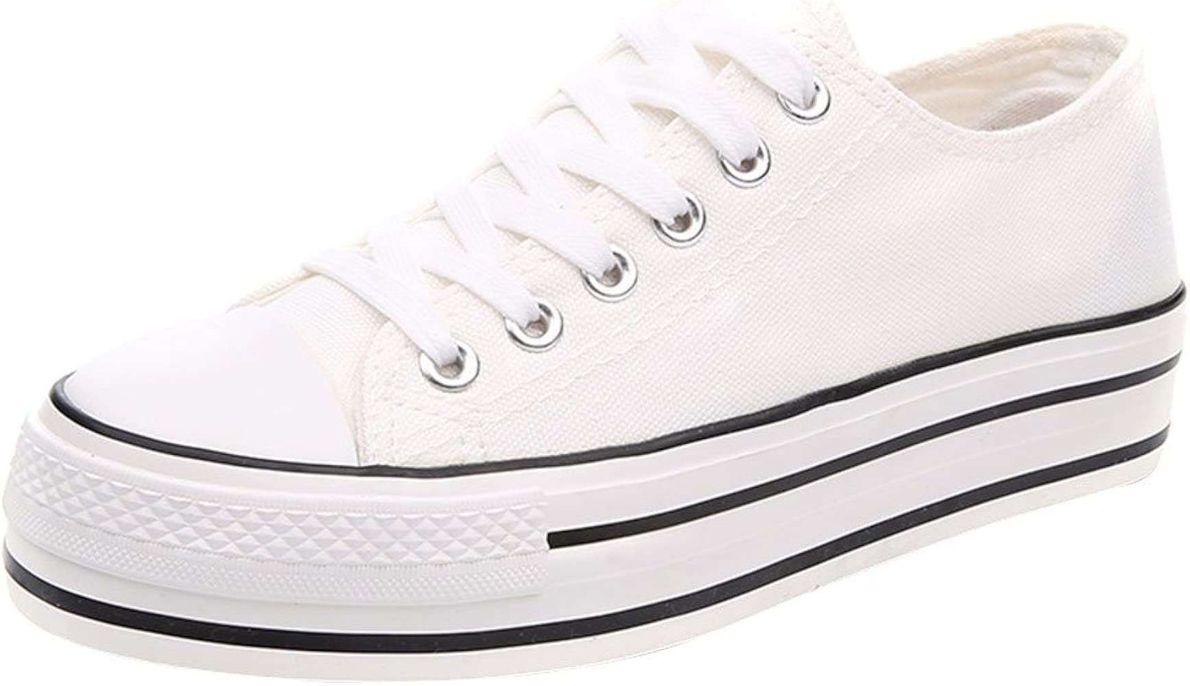 Classic White Canvas Sneakers